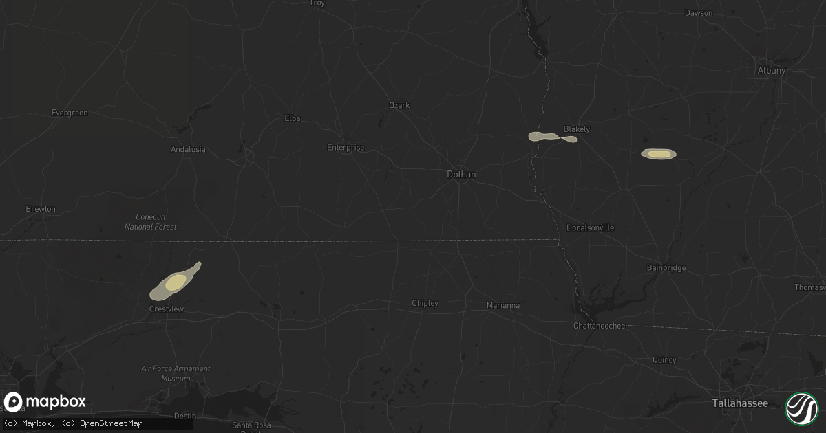 Hail map in Tarkio, MO on November 26, 2020