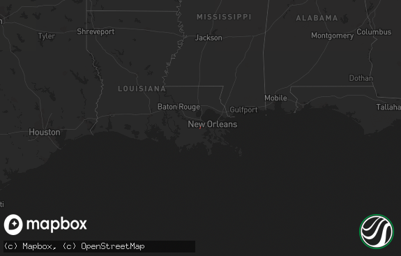 Hail map preview on 11-26-2022