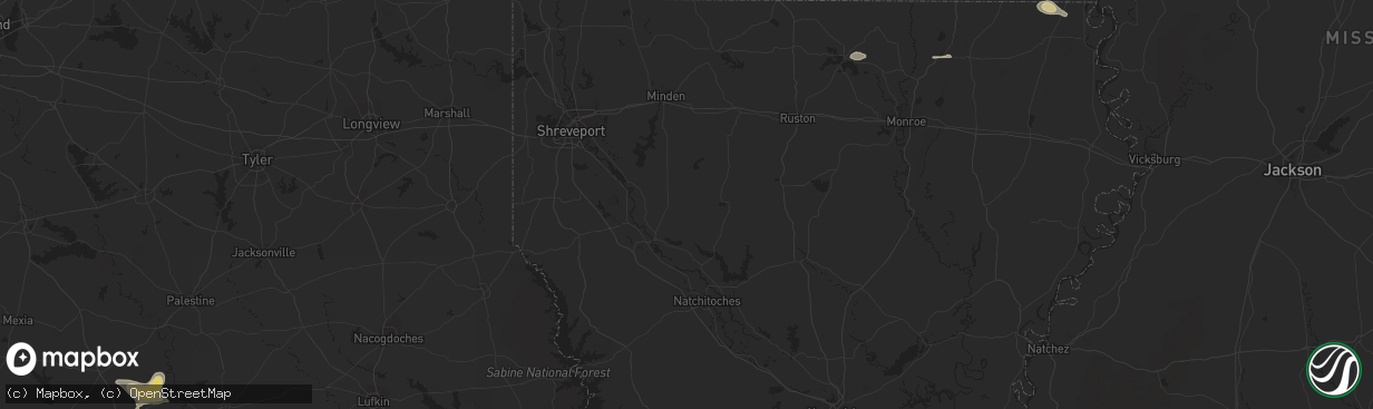 Hail map in Mccomb, MS on November 27, 2020