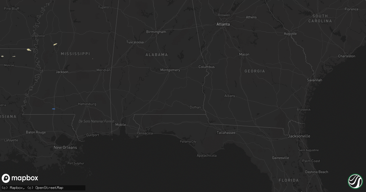 Hail map on November 27, 2020
