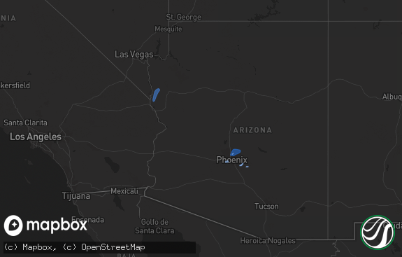 Hail map preview on 11-28-2019