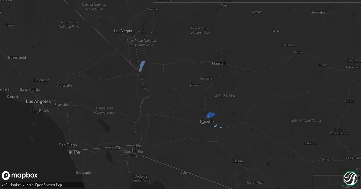 Hail map on November 28, 2019
