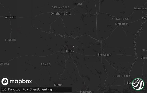 Hail map preview on 11-28-2025