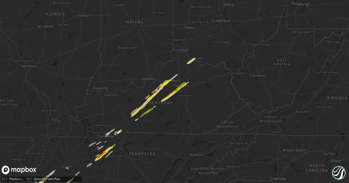 Hail map on November 29, 2022