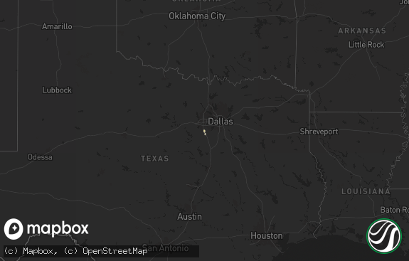 Hail map preview on 11-29-2025