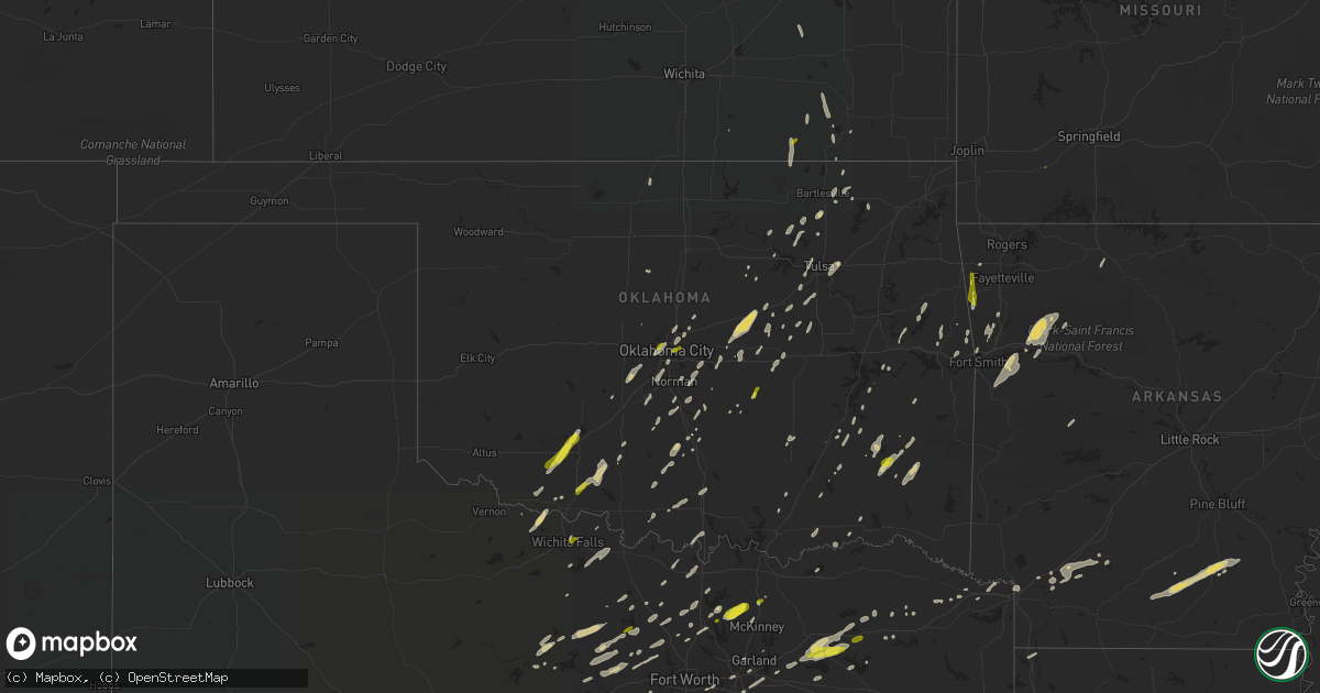 Hail map on November 30, 2018