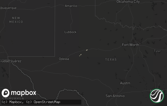 Hail map preview on 12-02-2011