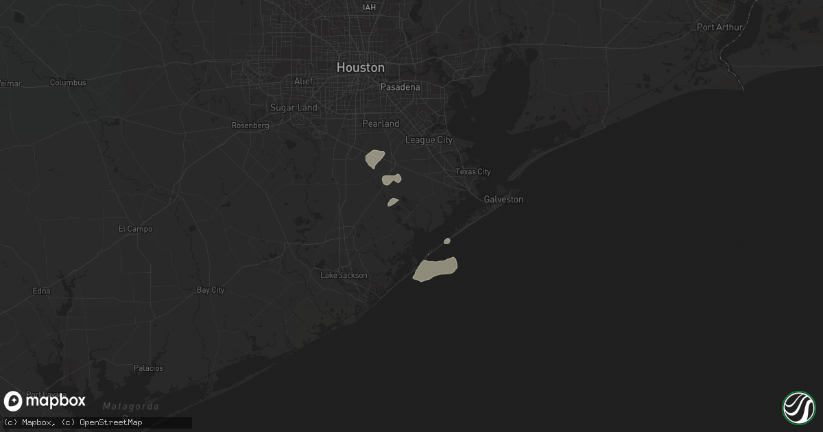 Hail map in Freeport, TX on December 3, 2017