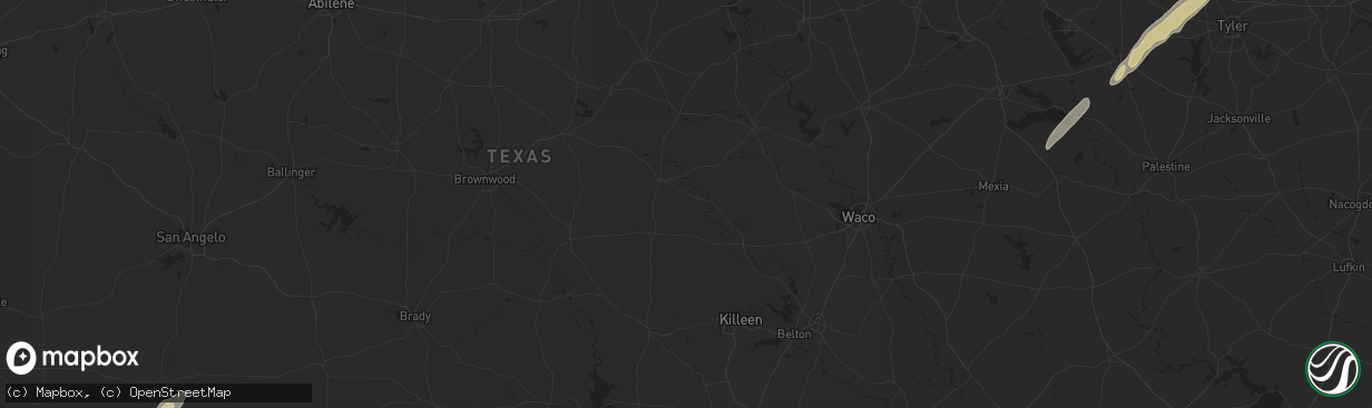 Hail map in Murchison, TX on December 4, 2011