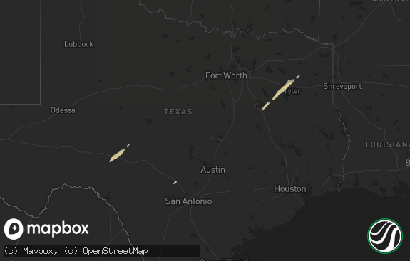 Hail map preview on 12-04-2011