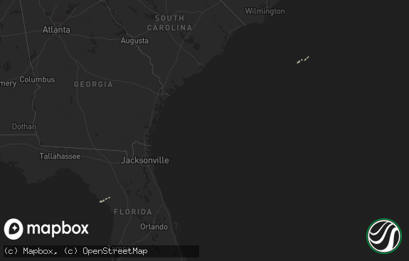 Hail map preview on 12-08-2017