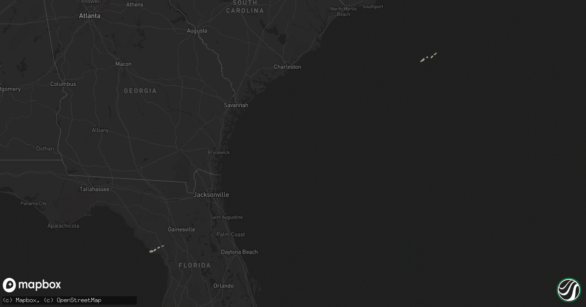 Hail map on December 8, 2017