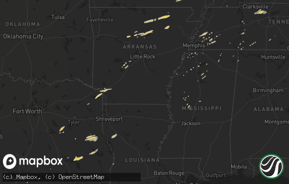 Hail map preview on 12-09-2012