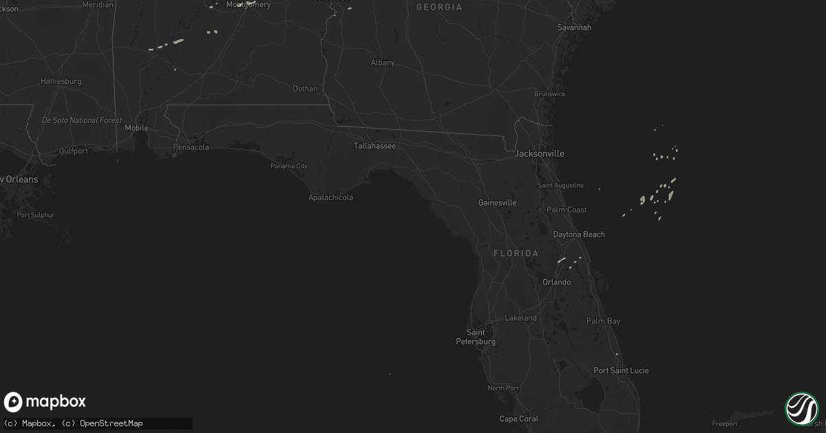 Hail map on December 10, 2012