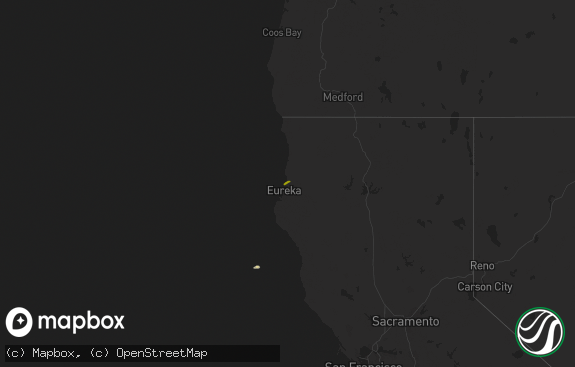 Hail map preview on 12-10-2015