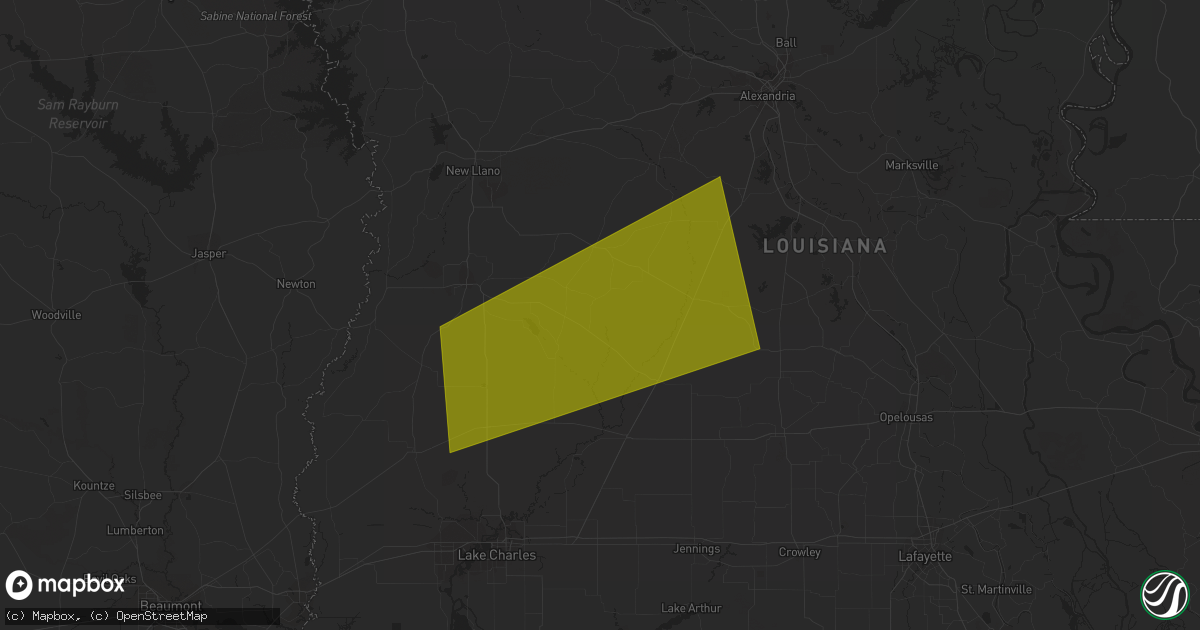 Hail map in Ragley, LA on December 10, 2020