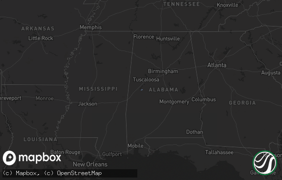 Hail map preview on 12-10-2024