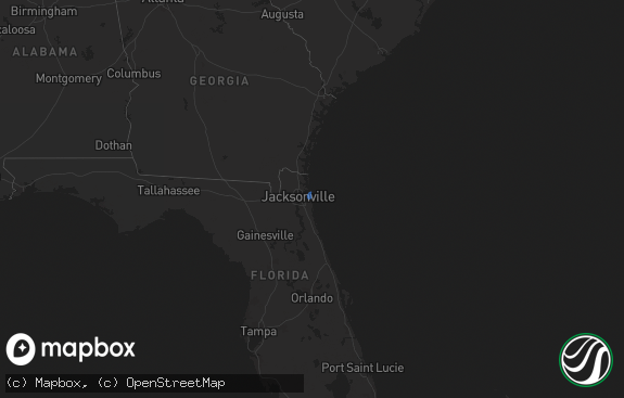 Hail map preview on 12-11-2024