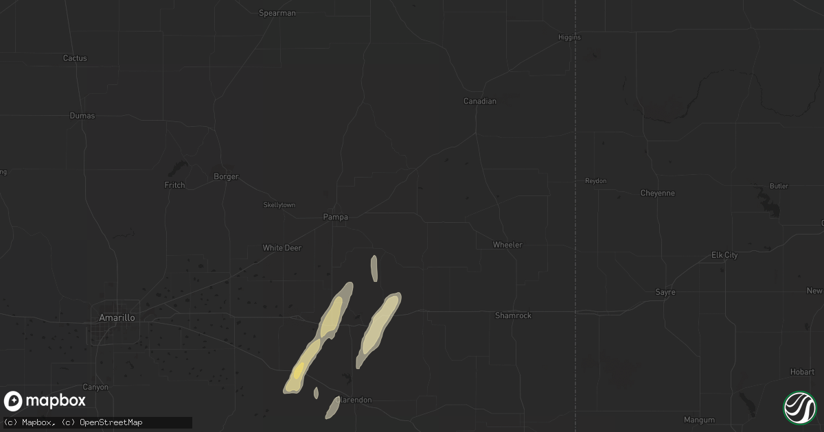 Hail map in Stanton, IA on December 12, 2015