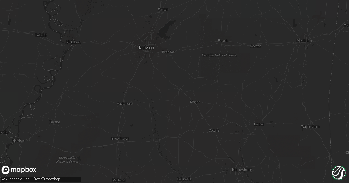 Hail map in Ragley, LA on December 13, 2020
