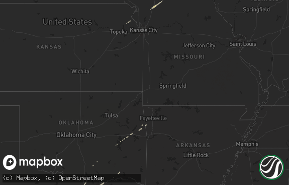 Hail map preview on 12-14-2011