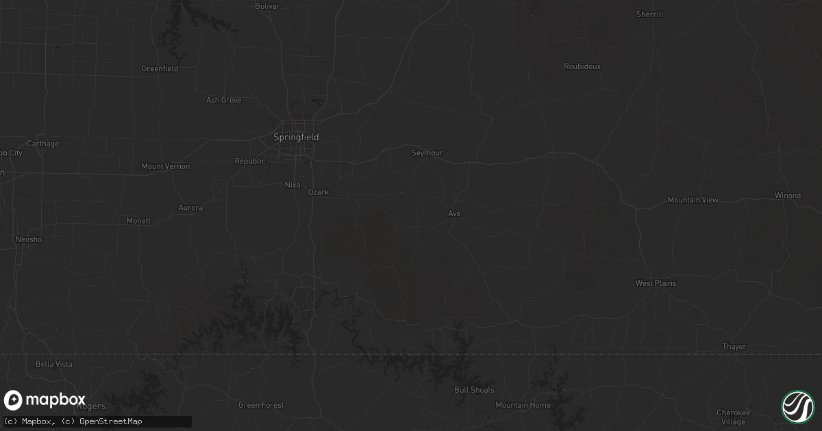 Hail map in Hermitage, AR on December 14, 2018