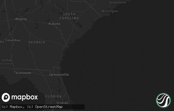 Hail map preview on 12-16-2020