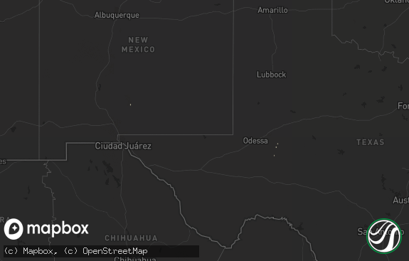 Hail map preview on 12-18-2011