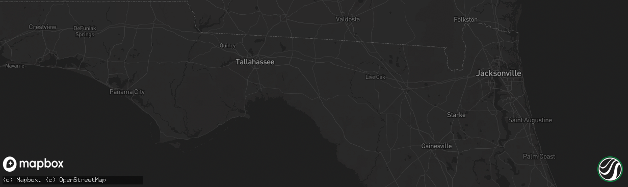 Hail map in Perry, FL on December 18, 2025