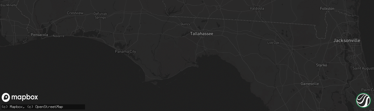 Hail map in Sopchoppy, FL on December 18, 2025