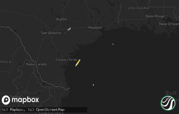 Hail map preview on 12-19-2022