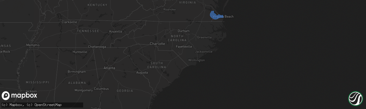 Hail map in Delaware on December 24, 2020