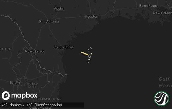 Hail map preview on 12-25-2024