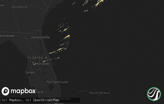 Hail map preview on 12-26-2012