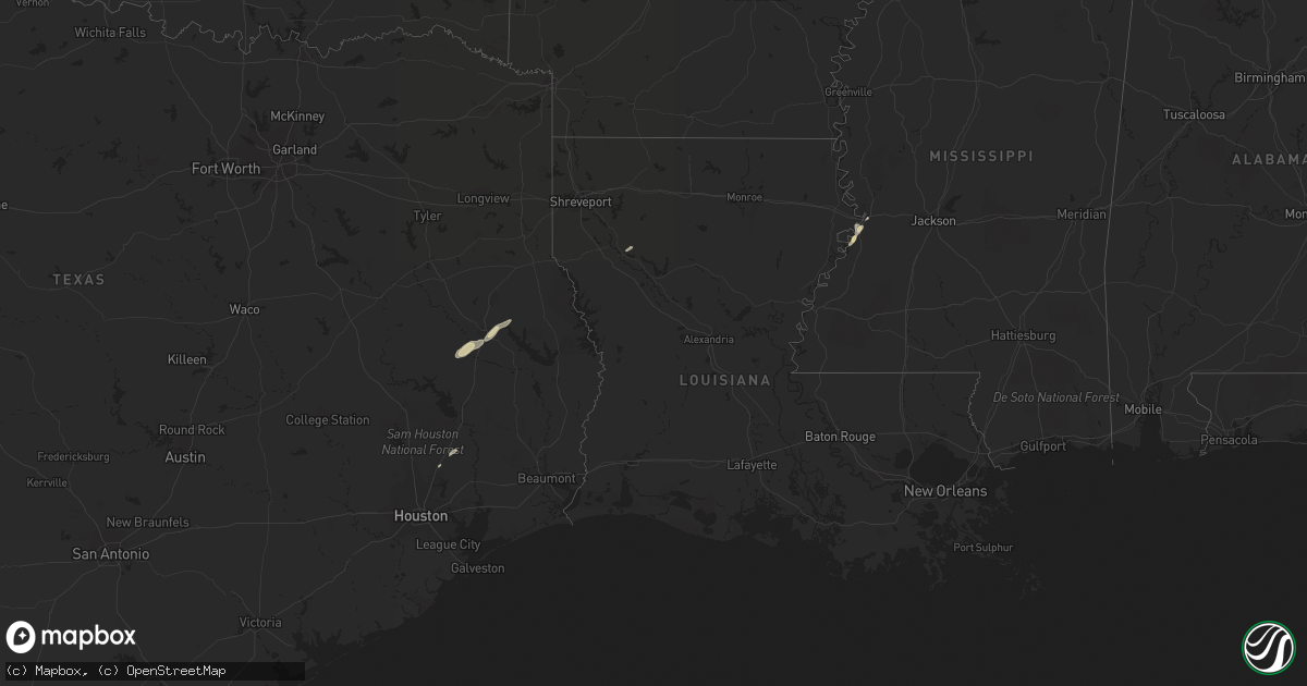 Hail map in Arkansas on December 27, 2014