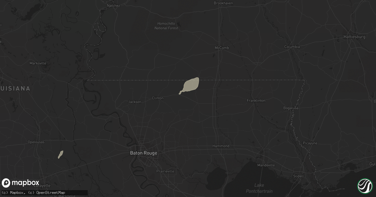 Hail map in Greensburg, LA on December 27, 2018