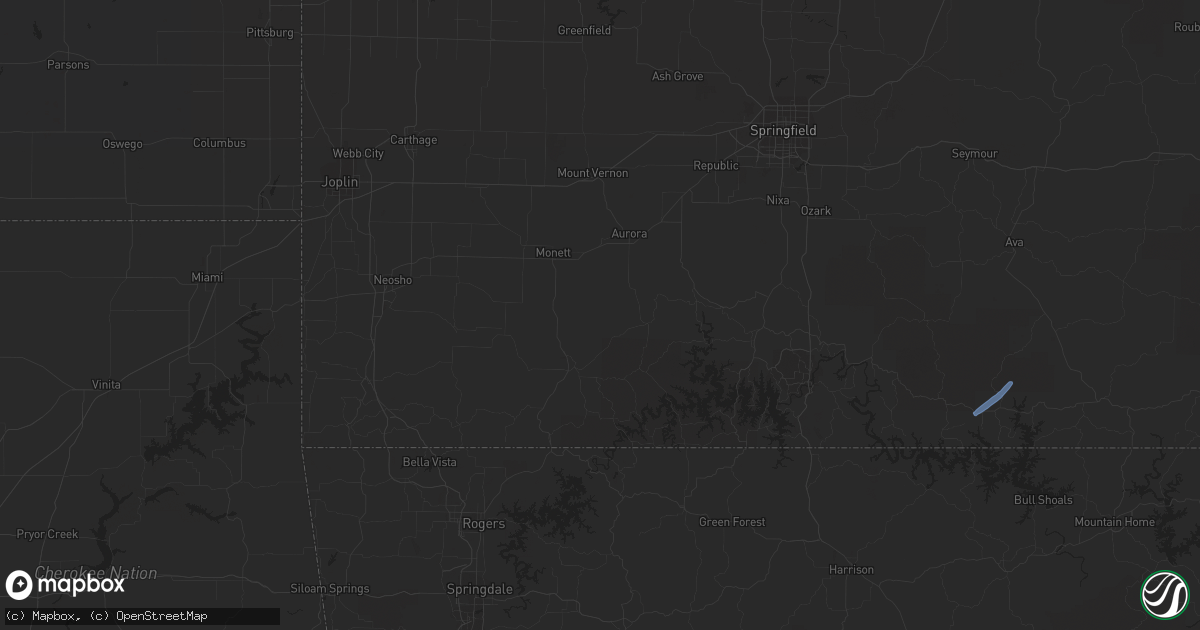 Hail map in Bixby, OK on December 28, 2019