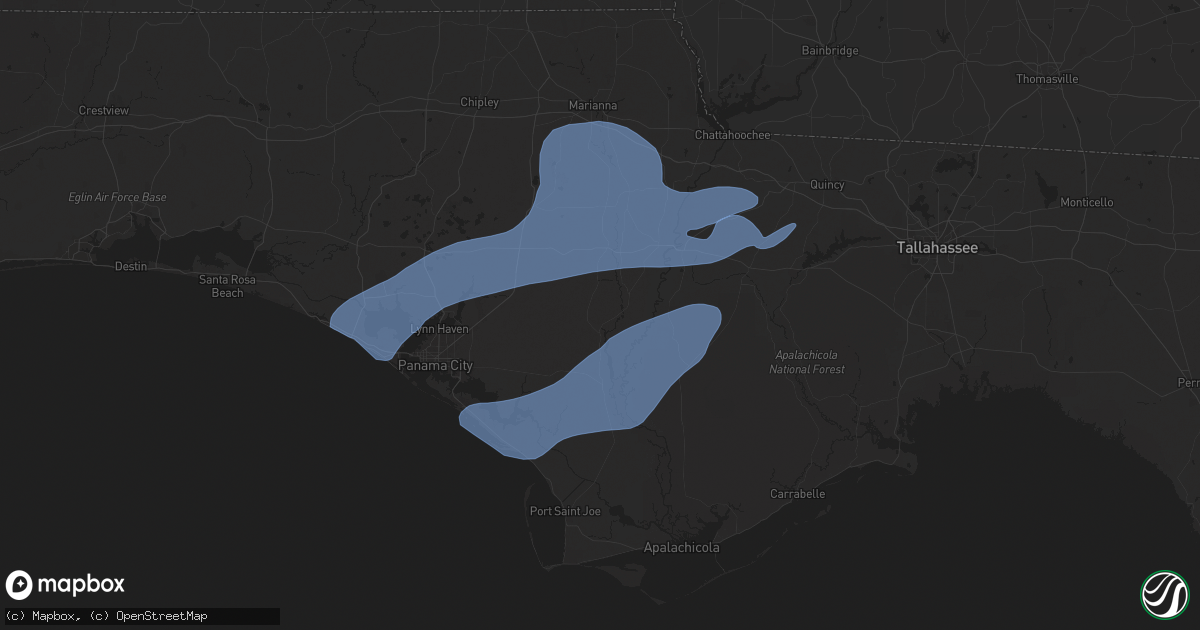 Hail map in Wewahitchka, FL on December 29, 2024