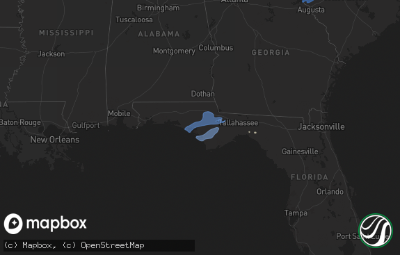 Hail map preview on 12-29-2024