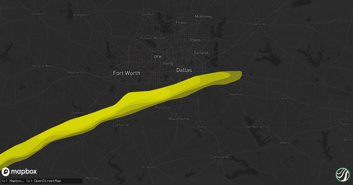 Hail map in Desoto, TX on December 31, 1899
