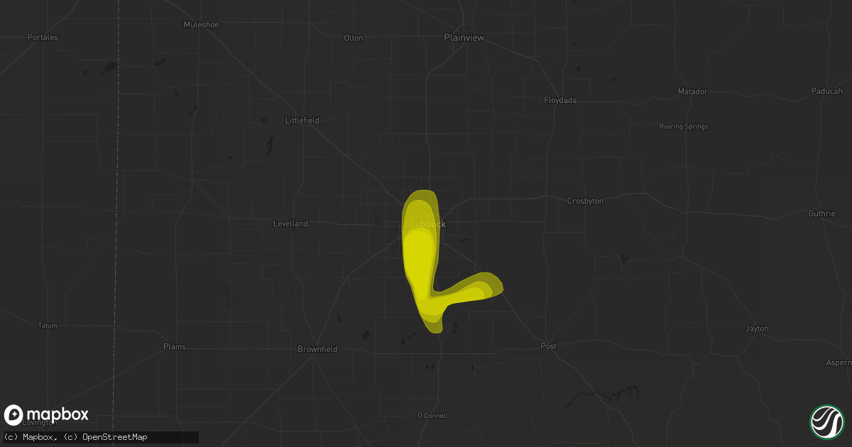 Hail map in Lubbock, TX on December 31, 1899