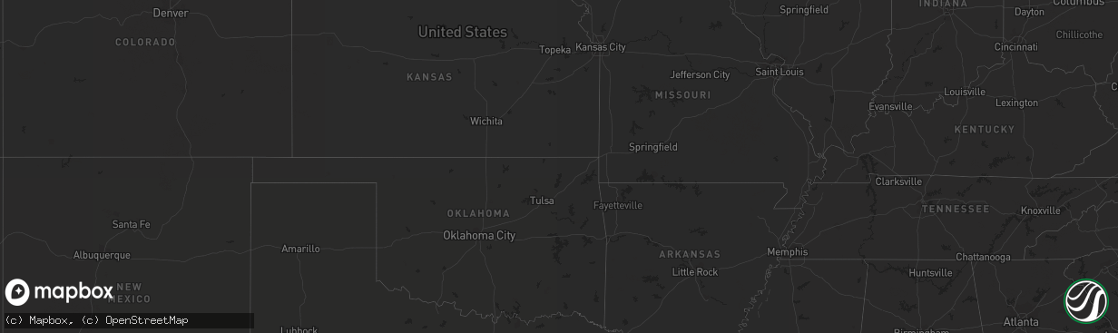 Hail map in Iowa on December 31, 2020